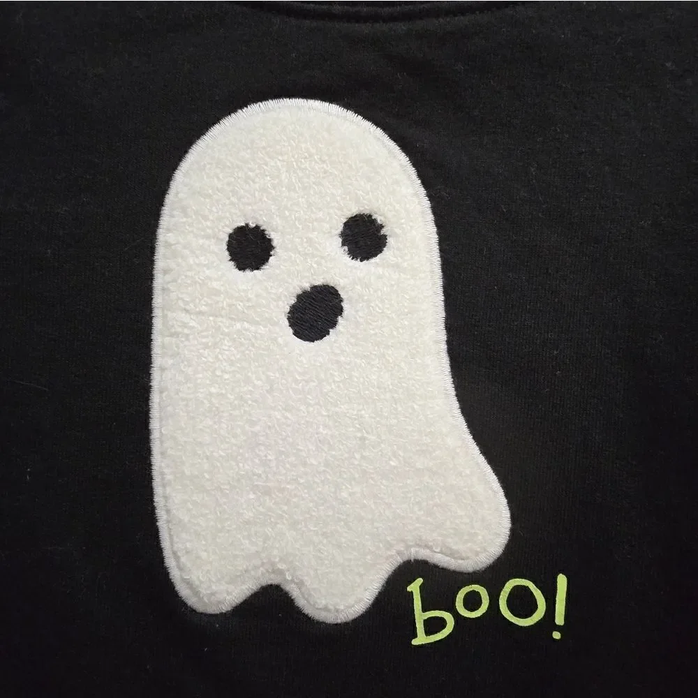 Baby Cat & Jack Halloween Ghost Graphic Long Sleeve Sweatshirt 2pc set